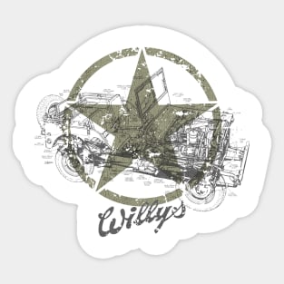 Willys Sticker